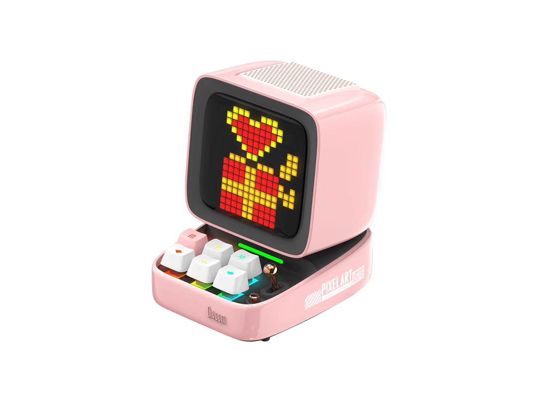 Divoom Ditoo-Pro Retro Pixel Art Bluetooth Speaker - Pink in Qatar Divoom Ditoo-Pro Retro Pixel Art Bluetooth Speaker - Pink in Qatar